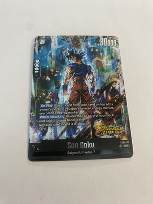 Bandai Son Goku SR Battle Card FS09-07 Dragon Ball Legends Super