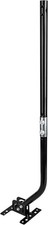 32.8 Universal Tv Antenna Mount J-pole Adjustable Steel Mast Outdoor Black