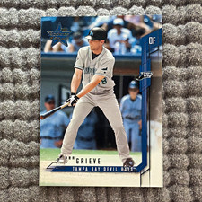 Donruss Leaf Rookies & Stars 2001 Ben Grieve Devil Rays #85 Rookie MLB Card. rookie card picture