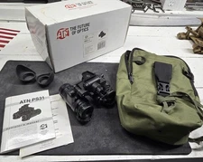 ATN PS31-3 BNVD Gen 3 Green Phosphor 40 FOV Night Vision Goggles/Binoculars