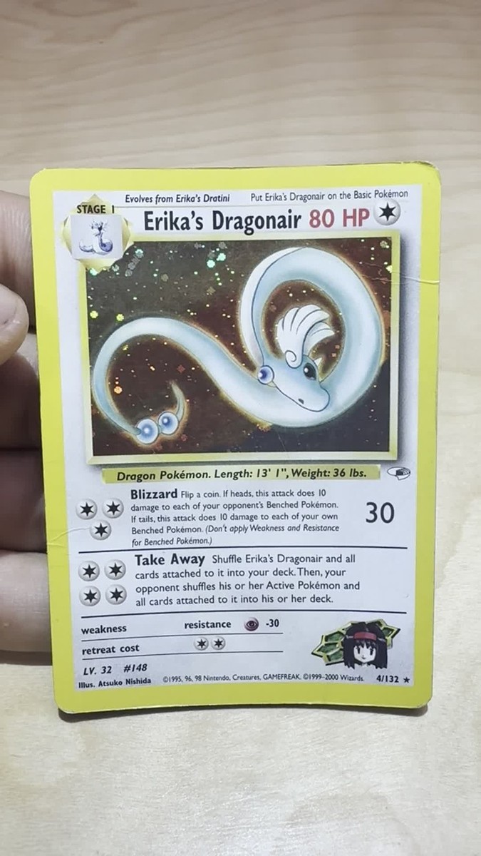 Erika's Dragonair 4/132 Gym Heroes Holo | eBay