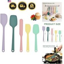 Silicone Spatula Set Kitchen Tools Nonstick Food Grade Cooking Utensils
