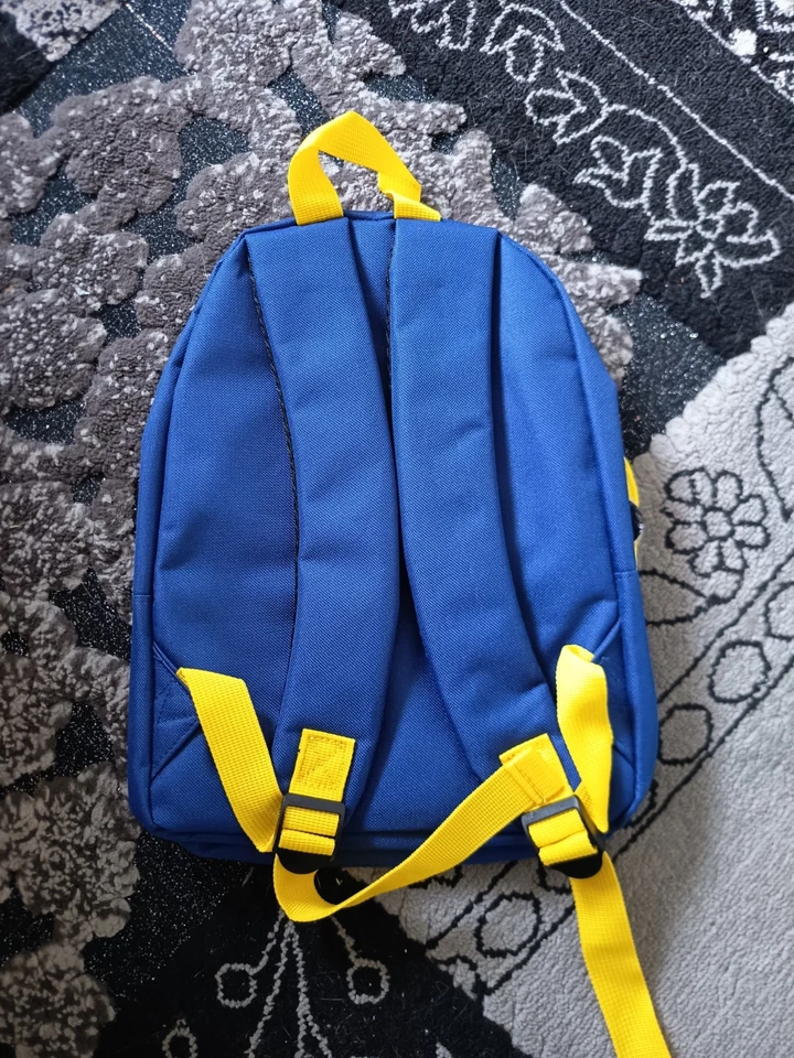 Pokémon sac à dos enfant bleu/jaune Pikachu, polyester, poches, zip - Photo 2/3