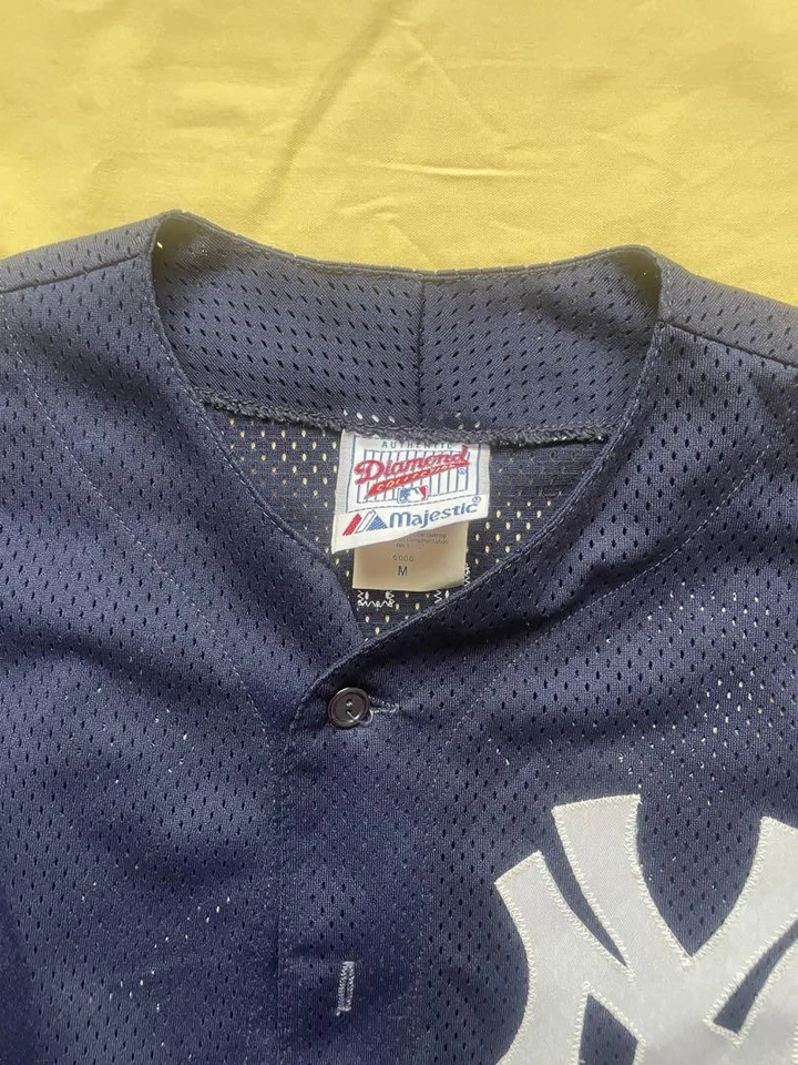 Majestic Wade Boggs Yankees Animando Camiseta de Bateo Talla M - 30 Años Foto 4 de 4