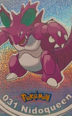 Nidoqueen 2022 POKEMON Prizma Sticker #031 Nidoqueen Glitter Holo Peru
