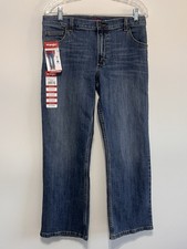 New Wrangler Boys Classic Bootcut Jeans Adjust to Fit Waistband Size 16 Husky