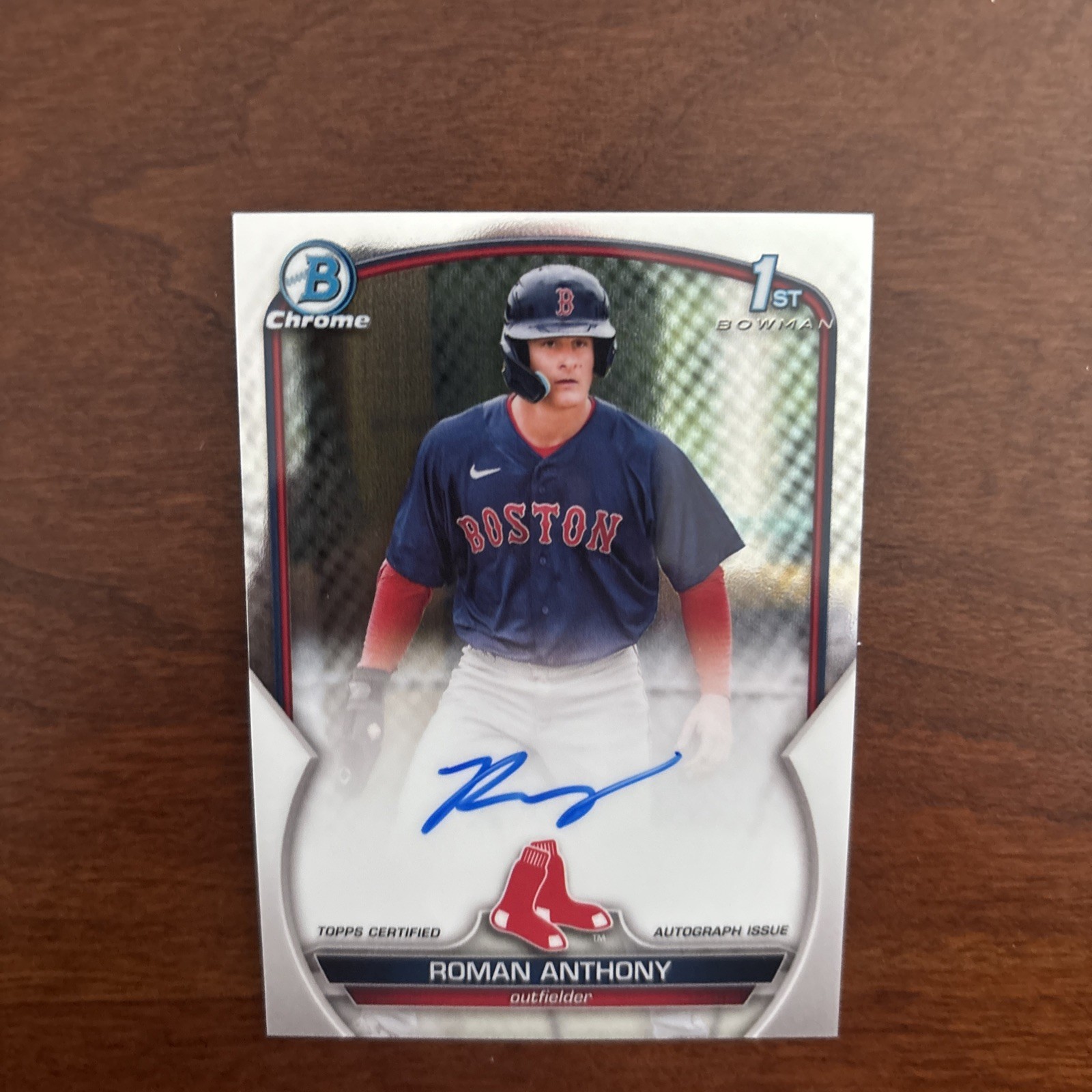 1st 2023 Bowman Chrome Prospects CPA-RA AUTO ROMAN ANTHONY RC MLB #1 Prospect