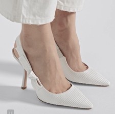 DDP Authentic Christian Dior J  Adior Slingback Pumps Size EU 38,5 US 8,5