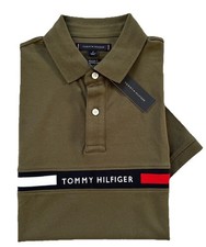 Tommy Hilfiger Men's Regular Fit LOGO Short Sleeve Polo - Green