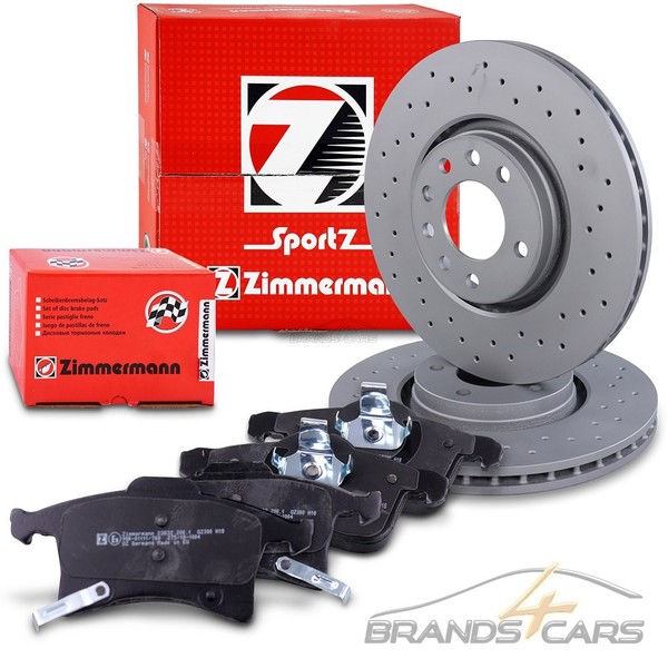 Zimmermann SPORT-BREMSSCHEIBEN + BelÄGe Vorne FÜR Opel Zafira B AB 05--image