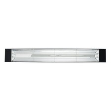 Chauffage électrique infrarouge double élément 6000 watts - tension 480 - finition noire - non