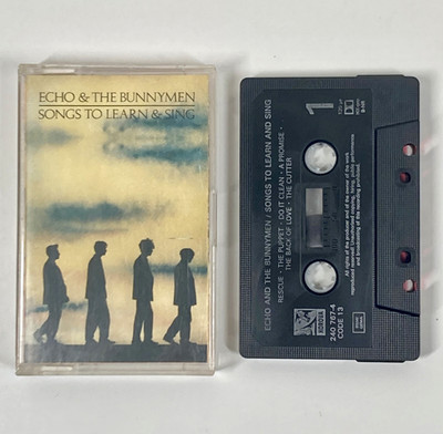 Cassette Tape Echo & The Bunnymen Song To Learn & Sing 1985  WE481 CODE 13