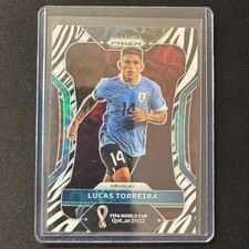 🔌IU 2022 PANINI PRIZM FIFA WORLD CUP QATAR Zebra CHOICE LUCAS TORREIRA SP
