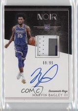 2018-19 Panini Noir Rookie Color /99 Marvin Bagley III #342 Patch Auto 01ur