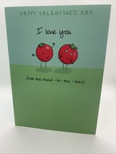 Happy Valentine?s Day Greetings Card I Love You From Ma Head To Ma Toes