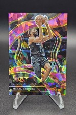 2023-24 Panini Select #234 Mikal Bridges Cracked Ice Prizm 37/99