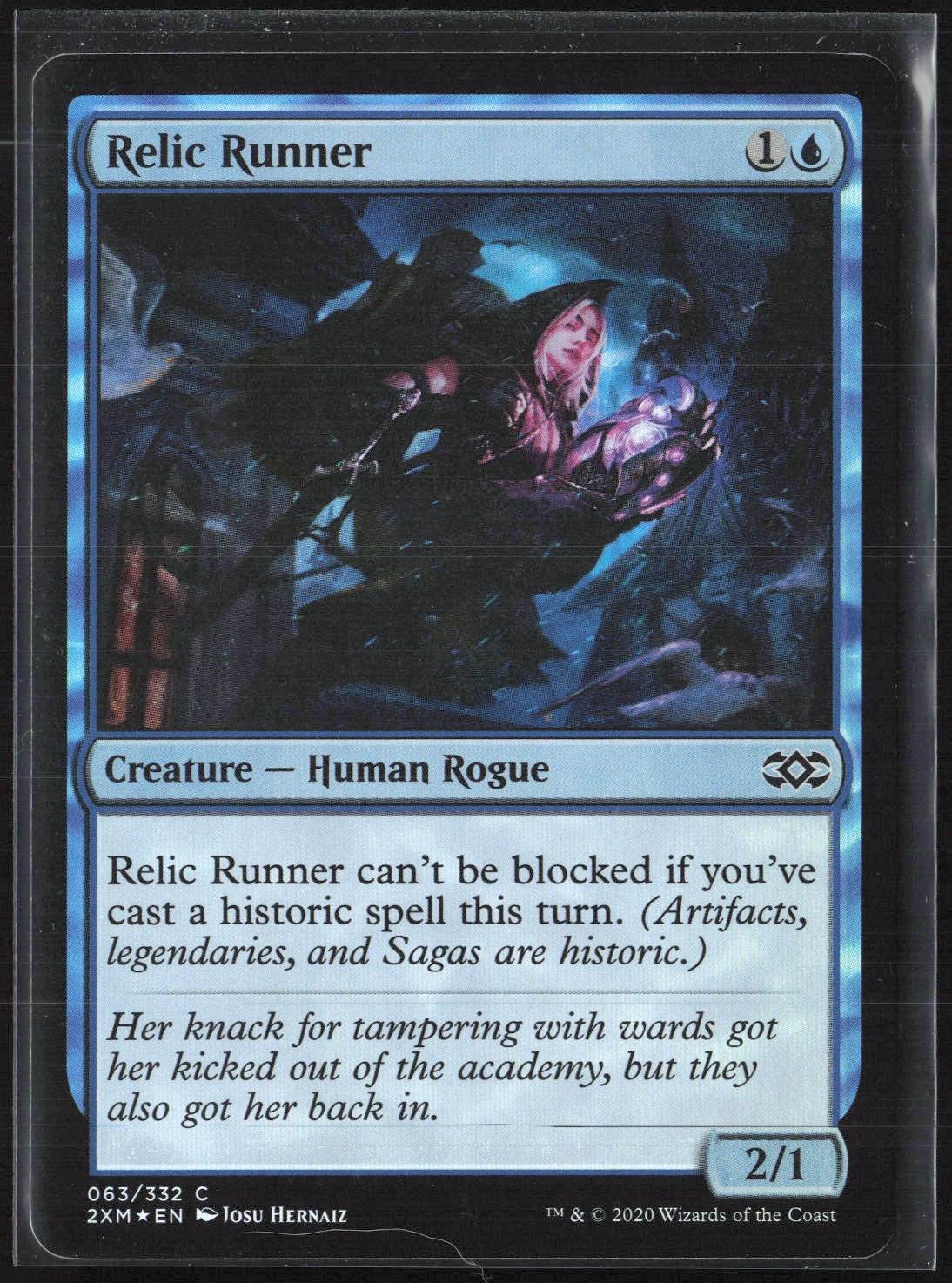 Magic: The Gathering Double Masters Relic Runner 063/332 Foil