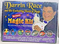 Deluxe Magic Kit Darrin Race World Of Magic With 50 Tricks Book BRAND NEW SEALED