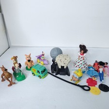 Lote de Figuras Scooby-Doo McDonalds Juguetes Hanna-Barbera Picapiedra Star Wars Barbie