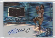 2016 Spectra Locked In Memorabilia Neon Blue 65/99 Justise Winslow #20 Auto 1u6