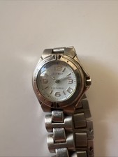 Nine West 9W/1327 Three-Hand Quartz Analog Women's Watch Sz. 6 1/2" New Battery