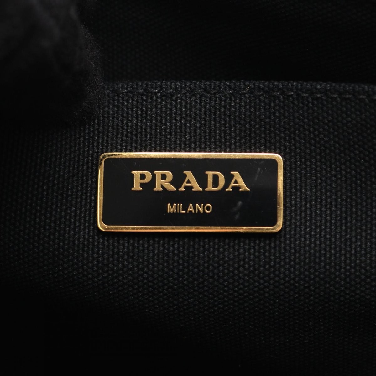 PRADA CANAPA Canvas Tote Bag Used Ladies from japan thumbnail 4