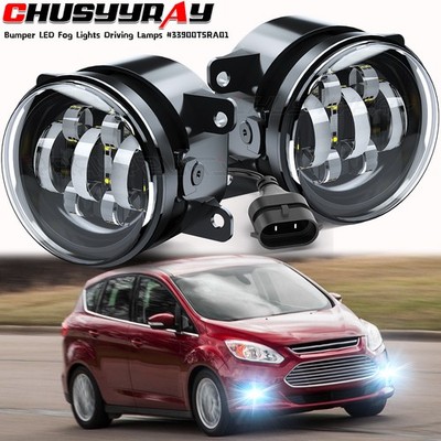 For 2013-2016 Ford C-Max Front Bumper LED Fog Lights Driving Lamps #33900T5RA01