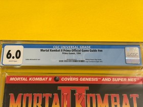 Mortal Kombat 2 (CGC 8.0 CIB with CGC 6.0 GUIDE!!!) Super Nintendo SNES not WATA