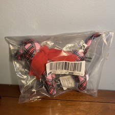 NEW SEALED VICTORIA'S SECRET PINK Small DOG Doll Plush Winter Holiday Figure