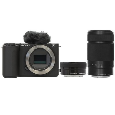 Sony ZV-E10 II Mirrorless Digital Camera with 16-50mm & 55-210mm Lens Black