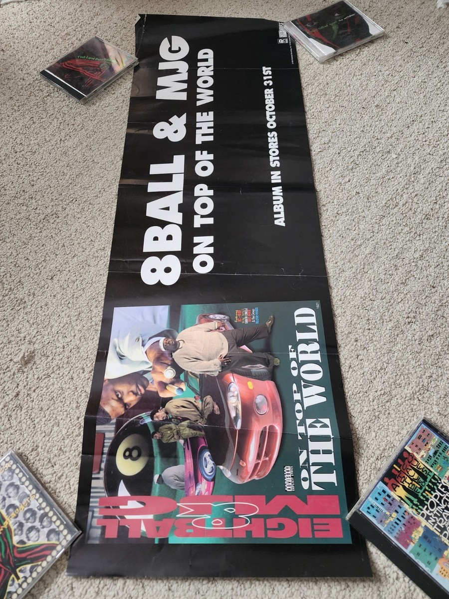 8ball MJG On Top Of The World promo poster 1995 rap promotional