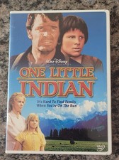 Disney One Little Indian 1973 (2004 DVD W/Insert) Garner NEVER TRUST STOCK PICS