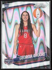 2025 Panini Prizm WNBA - Rookie Variation Georgia Amoore #140 White Seismic...
