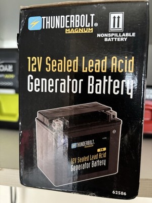 Thunderbolt Magnum 12V Sealed Lead Acid Generator Battery 10 Ah