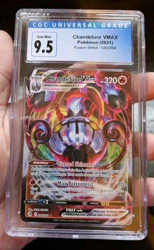 Chandelure VMAX graded CGC 9.5 for sale on eBay