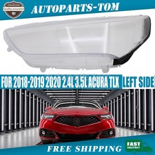 Headlight Lens HeadLamp Cover Shell LH Driver Side For 2018 2019 2020 Acura TLX