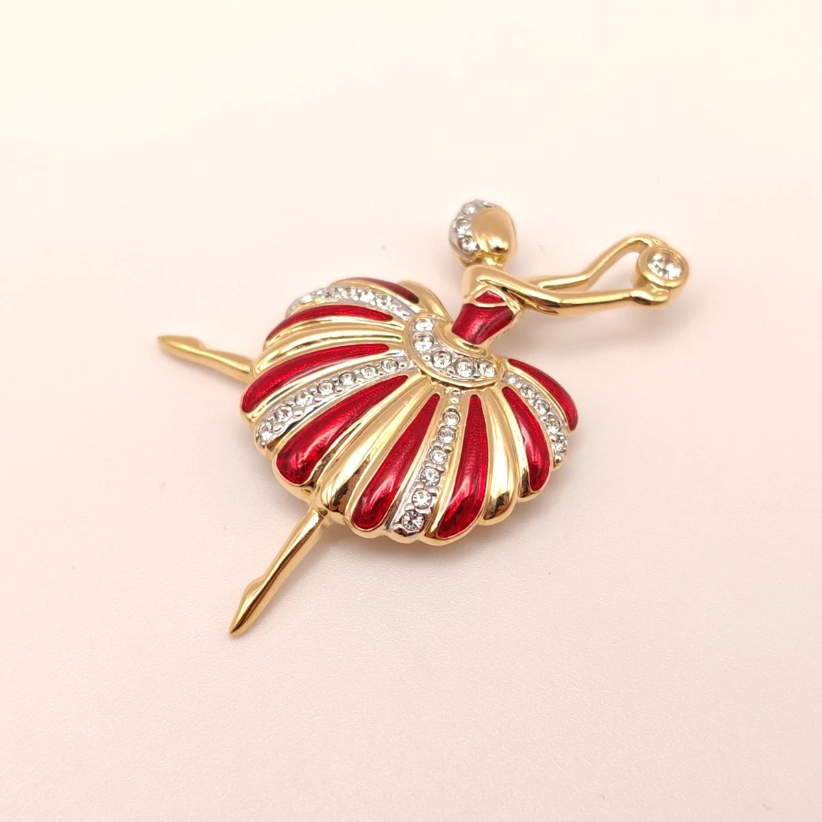 ⭐ Pierre Lang Brosche Anstecknadel Stecker Pin Anhänger Perle Stein Gold 060 ⭐