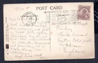 India - 1923 Postcard of Bombay Yacht Club - British Empire Exhibition Postmark