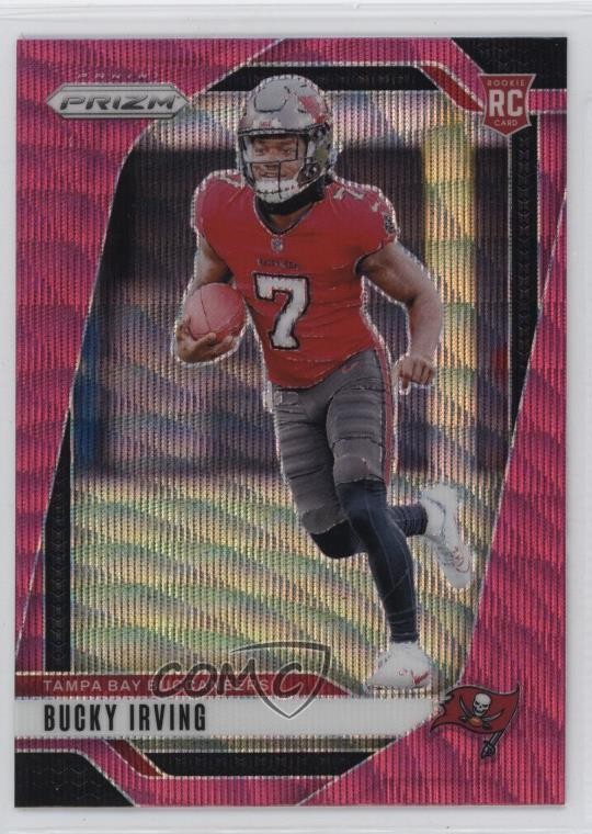 2024 Panini Prizm Rookies Pink Wave Prizm Bucky Irving #316 Rookie RC 1gx0