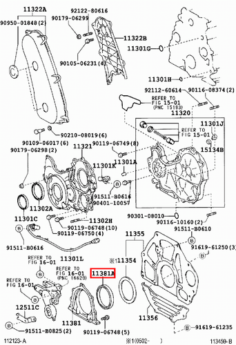 Genuine LandCruiser 80 79 78 Series 1HD 1HZ 1KZ Rear Main Oil Crankshaft Seal - Picture 14 of 20