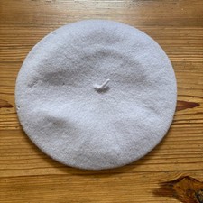 vintage light purple French wool beret womens hat SIZE OS