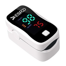 Fingertip Pulse Oximeter, Blood Oxygen Saturation Monitor SpO2 Pulse Rate M...