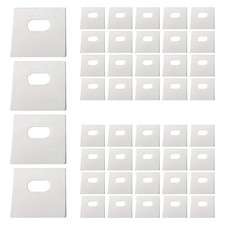 60 Pezzi Pannelli Lamelle di Ricambio Lamelle di Ricambio Cieche Trasparenti Tavole di Fissaggio Cieche