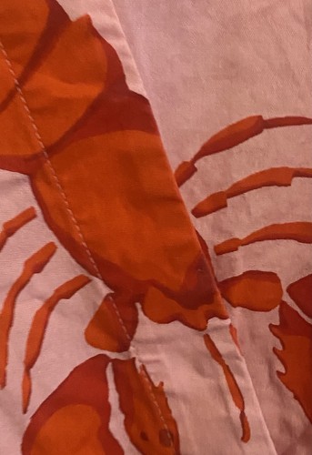 J. Crew Lobster Starfish Print Sleeveless Nautical Tiered Summer Dress 4 - Picture 6 of 6