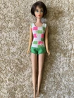 Mattel 1960s Francie doll with two cars, clothes, furniture and accessories.