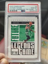 2020-21 Jayson Tatum NBA Hoops Future Legends of the Game #/999 PSA 10