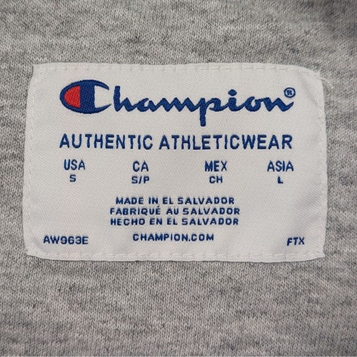 Champion Pullover Sweatshirt Women Small Oxford Gray Long Sleeve Crew Neck NEW - Picture 5 of 9