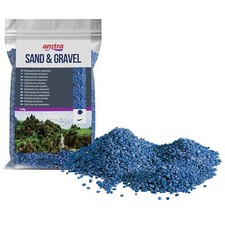 Fish Tank Sand Gravel 5kg Amtra Deko Aquarium Stones Blue Aqua Non Toxic Stone