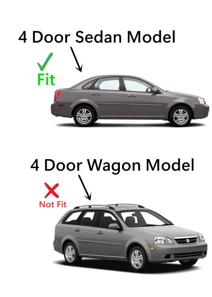 RH Passenger Right Side Quarter Window Glass Fits 2004-2008 Suzuki Forenza Sedan Foto 3 de 3