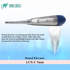 Surgical Dental Elevator Root Extraction Teeth Luxating Medical Tool LUX-CRV 5mm